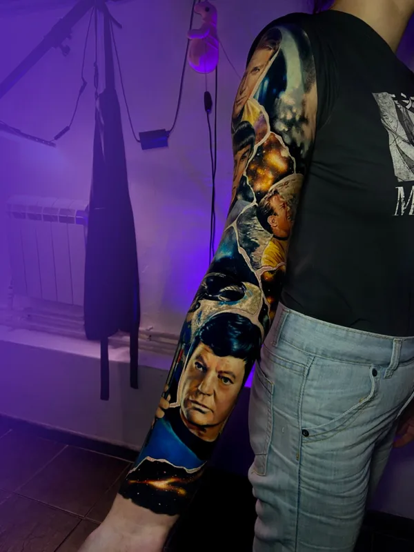 color photorealism tattoo on full sleeve #55074 | Tattoo Artist Molly ttt