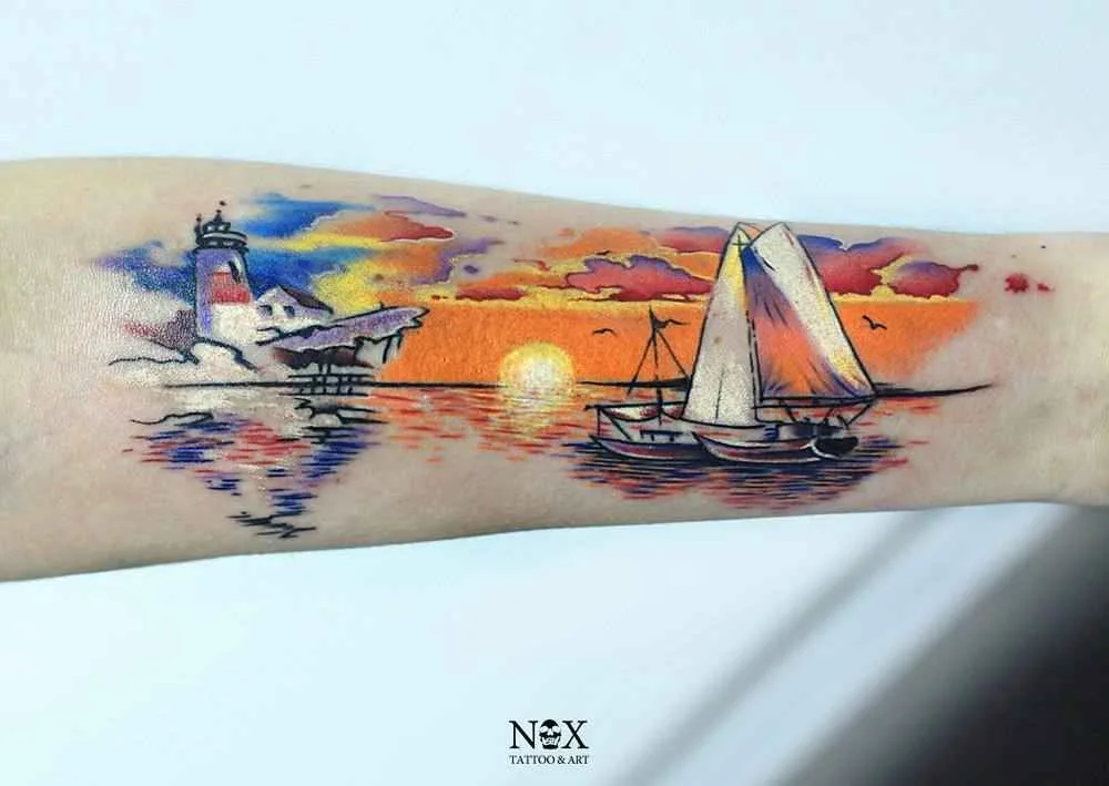 тату мастер Matty Nox цветные скетч акварельные татуировки | tattoo artist Matty Nox colour sketch watercolor tattoo