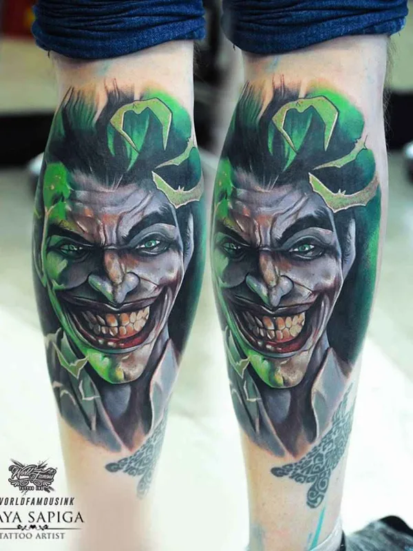 color realism tatuaje en calf #11521 | Tatuador Maya Sapiga