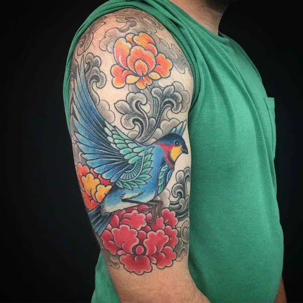 Ornamental tattoo by Yoni Zilber in New York City