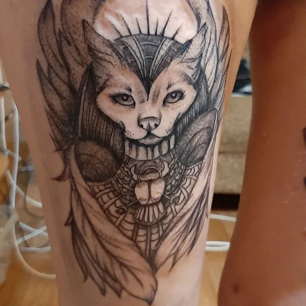 Graphic tattoo by Игорь Иванов in Великий Новгород