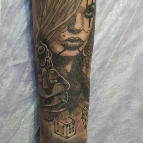 Graphic tattoo by Игорь Иванов in Великий Новгород