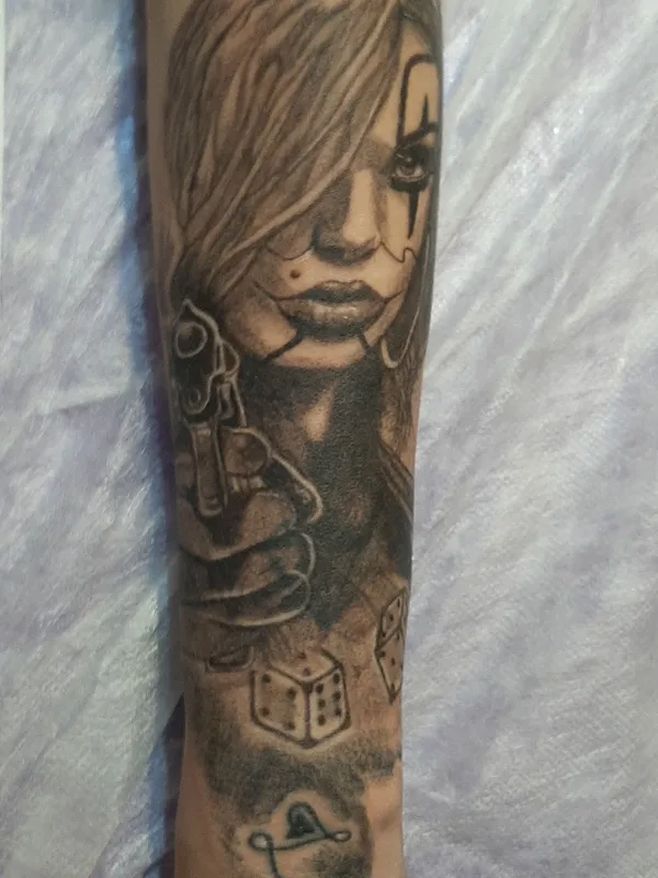 black and grey black and grey tatuaje en forearm #36581 | Tatuador Игорь Иванов
