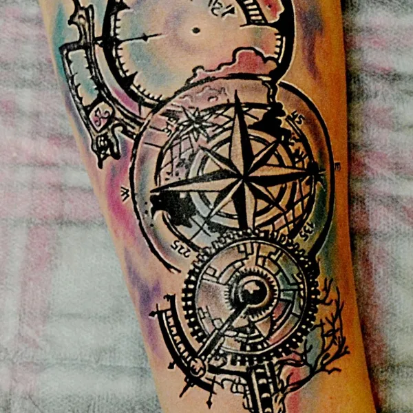 Neo Traditional tattoo by Оля Гостева © ® Tattoo  in Мурманск