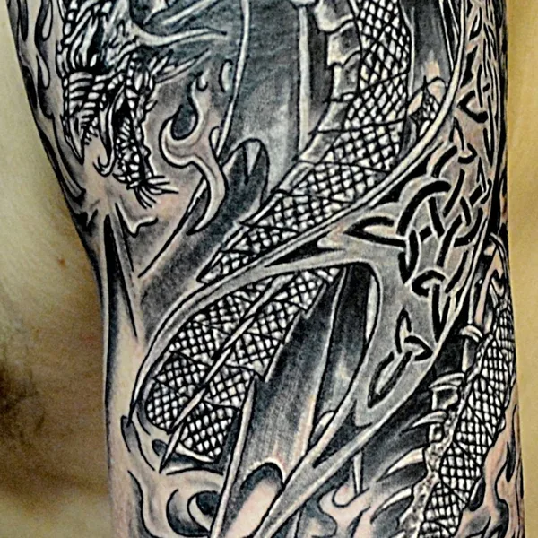 Neo Traditional tattoo by Оля Гостева © ® Tattoo  in Мурманск