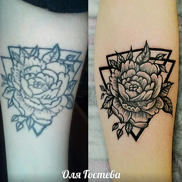 Neo Traditional tattoo by Оля Гостева © ® Tattoo  in Мурманск
