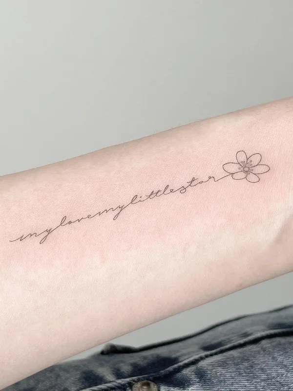 black fineline татуировка на forearm #57283 | Тату мастер Sop Tattoo