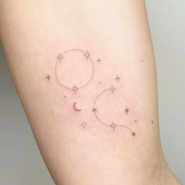 Feminine tattoo by Sop Tattoo in Seoul