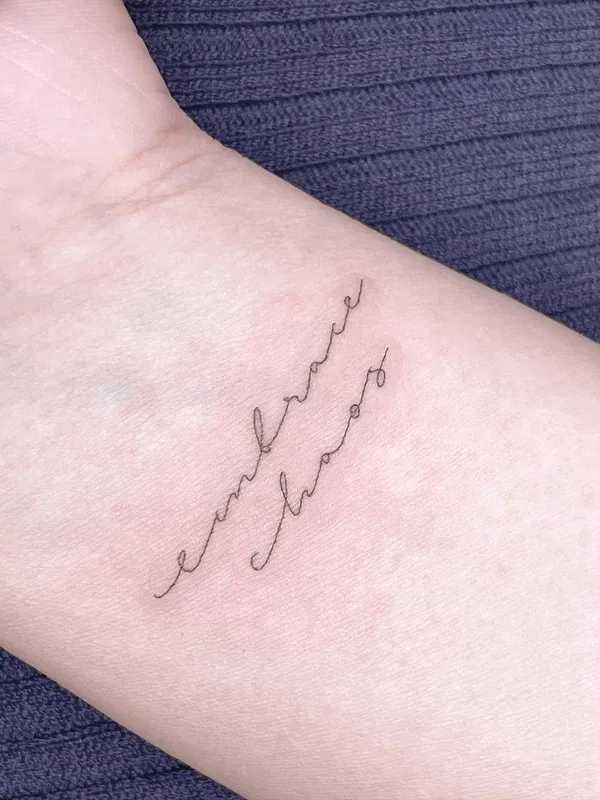 black fineline татуировка на wrist #57284 | Тату мастер Sop Tattoo