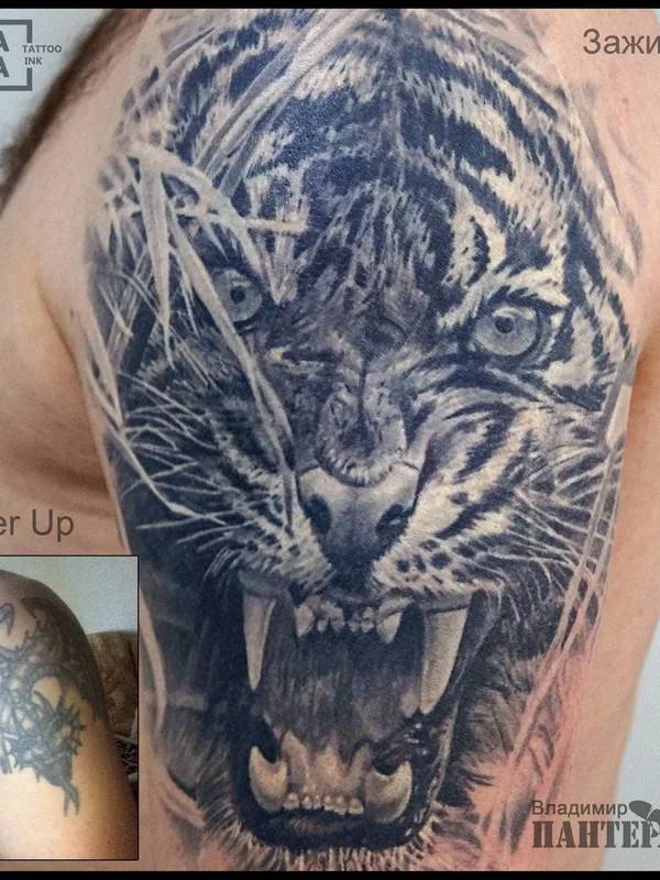 Tatuagem #32562 | Tatuador Владимир ПАНТЕРА Королев