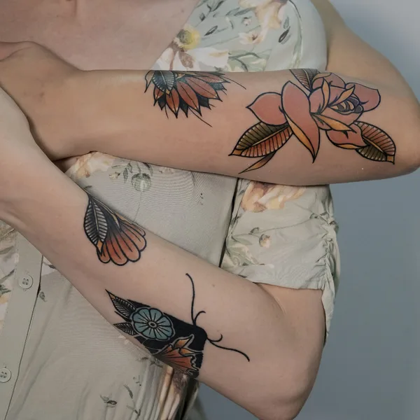 Author's Style tattoo by sorrow tattoer in Saint Petersburg