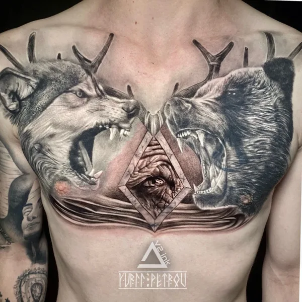 Portrait tattoo by Yurii Petrov Tattoo in Белая Церковь