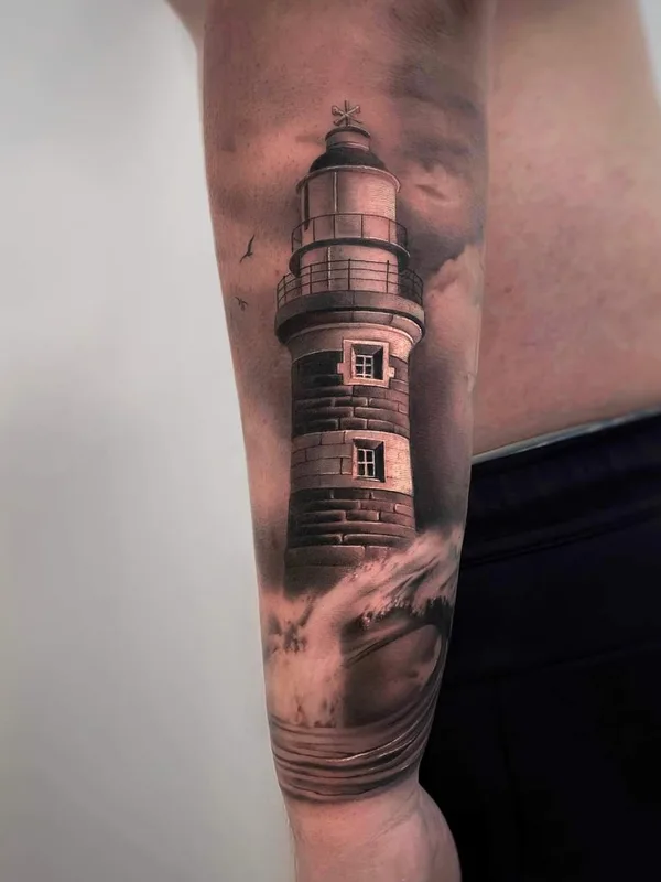 black and grey realism татуировка на forearm #59080 | Тату мастер Irina Makliakova 