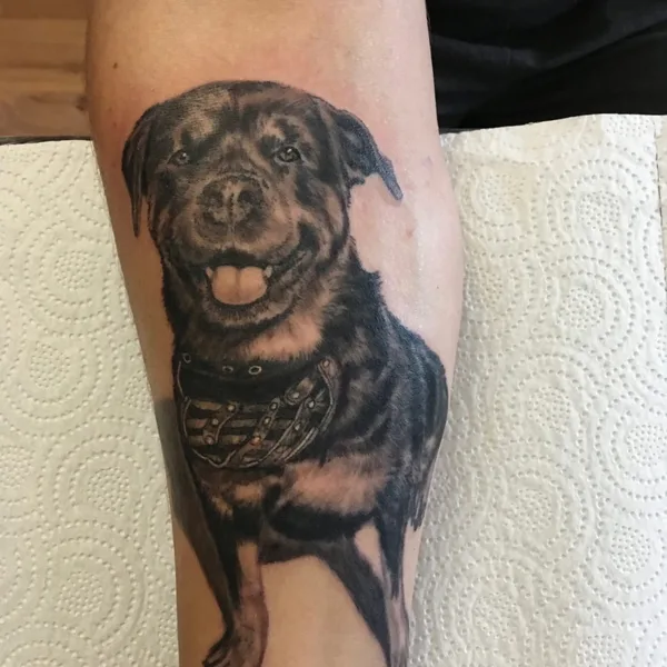 Trash Polka tattoo by Олег Иферов in Moscow
