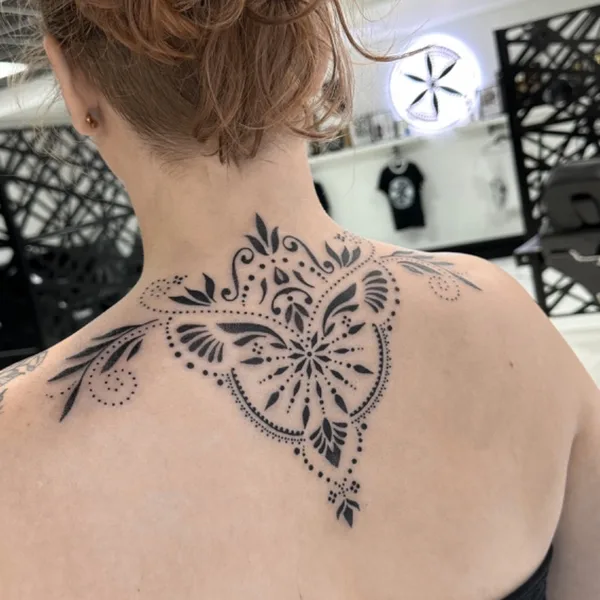 Dotwork tattoo by Naira Dots in Las Vegas