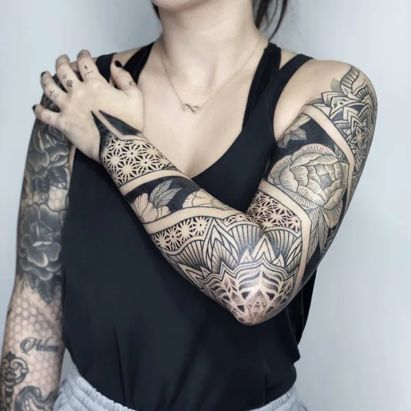 Авторская tattoo by Rémy.B in Marseille