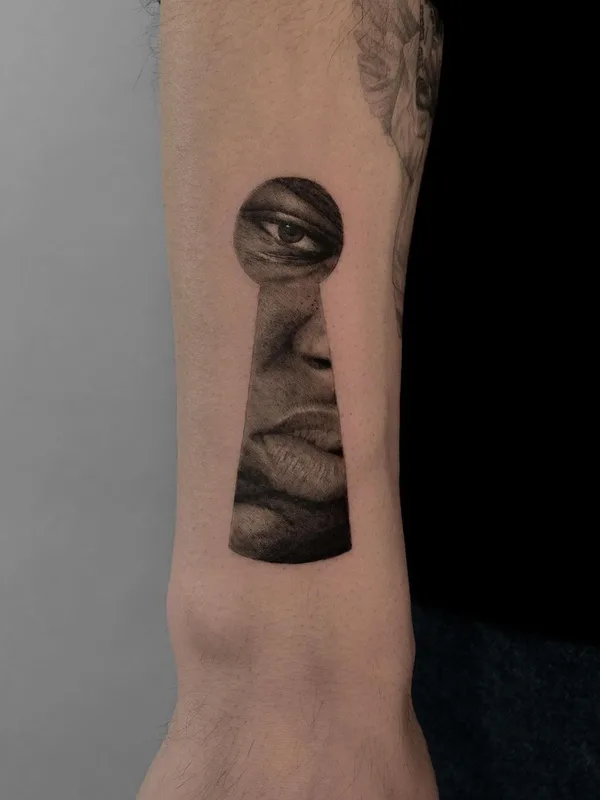 black and grey realism татуировка на forearm #45929 | Тату мастер Bino Feyer