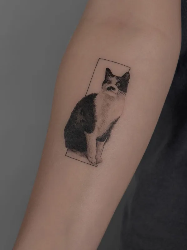 black and grey realism татуировка на forearm #45924 | Тату мастер Bino Feyer