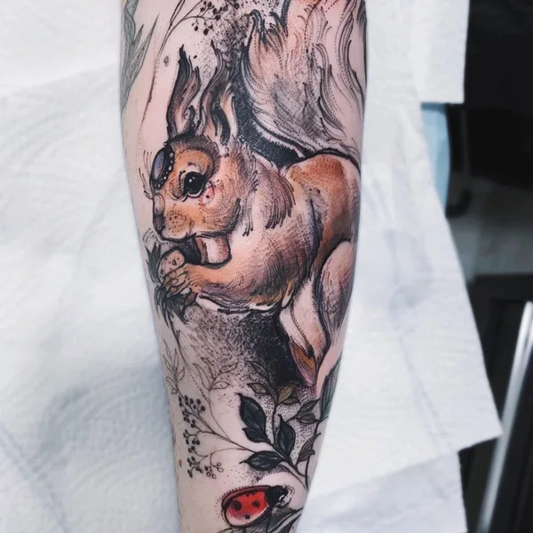 Author's Style tattoo by Pliszka in Wrocław