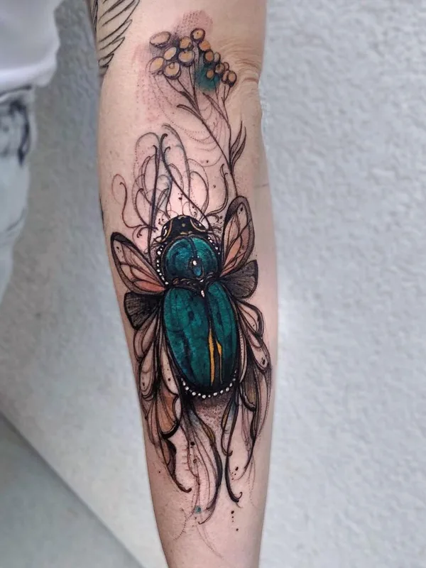 Author's Style tattoo by Pliszka in Wrocław