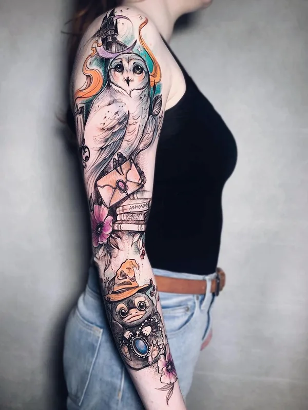 Author's Style tattoo by Pliszka in Wrocław