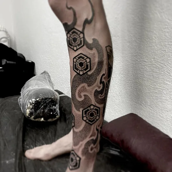 Dotwork tattoo by Никита Шероухов in Moscow