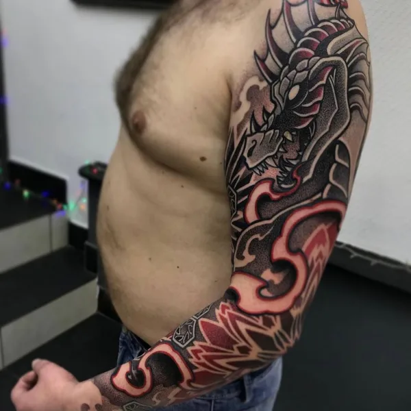 Dotwork tattoo by Никита Шероухов in Moscow