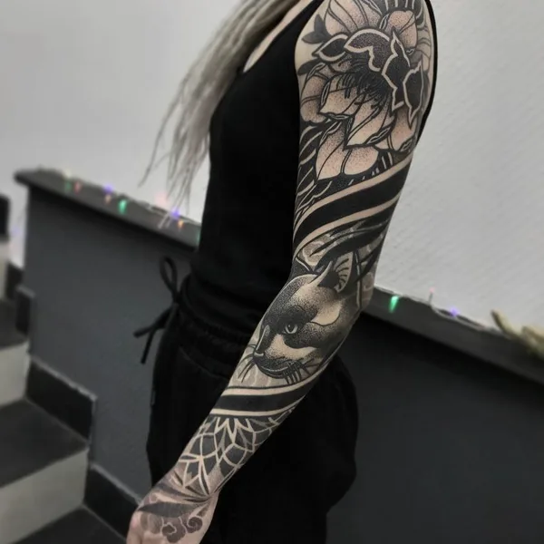 Dotwork tattoo by Никита Шероухов in Moscow