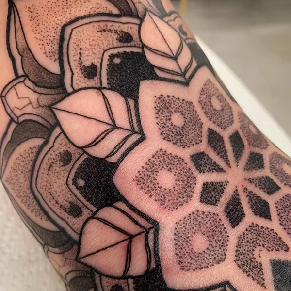 Dotwork tattoo by Aston Reynolds in Colchester