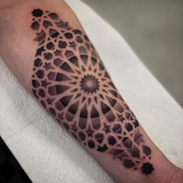 Dotwork tattoo by Aston Reynolds in Colchester