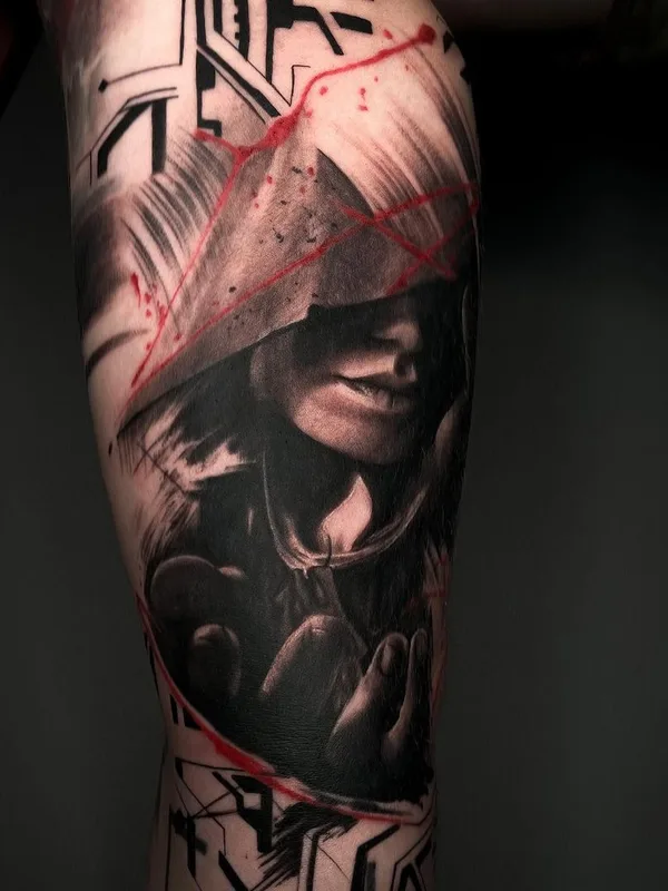 black and grey realism tattoo auf forearm #46016 | Tätowierer Микаэл
