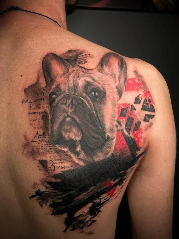color realism tattoo auf shoulder blade #46020 | Tätowierer Микаэл