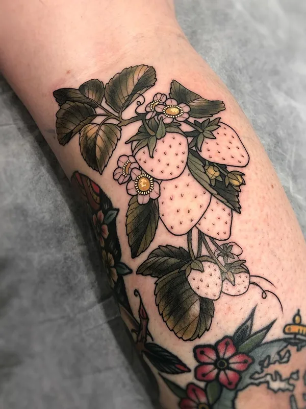 color botanic Tatuaggio su forearm #46050 | Tatuatore Purps Tattoo
