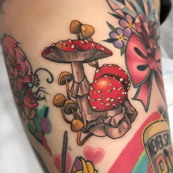 Neo Traditional tattoo by Purps Tattoo in Perth