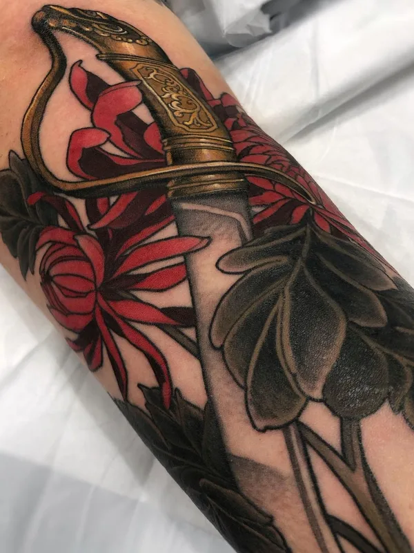 color japanese Tatuaggio su forearm #46047 | Tatuatore Purps Tattoo