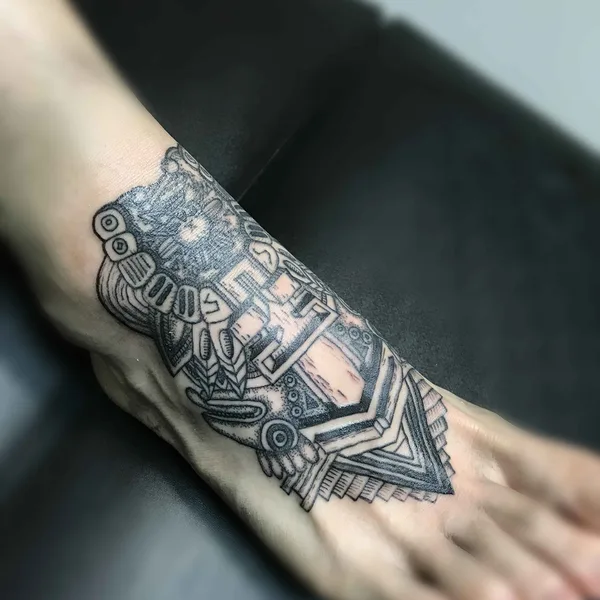 Нью Скул tattoo by Веглин Олег in Пермь