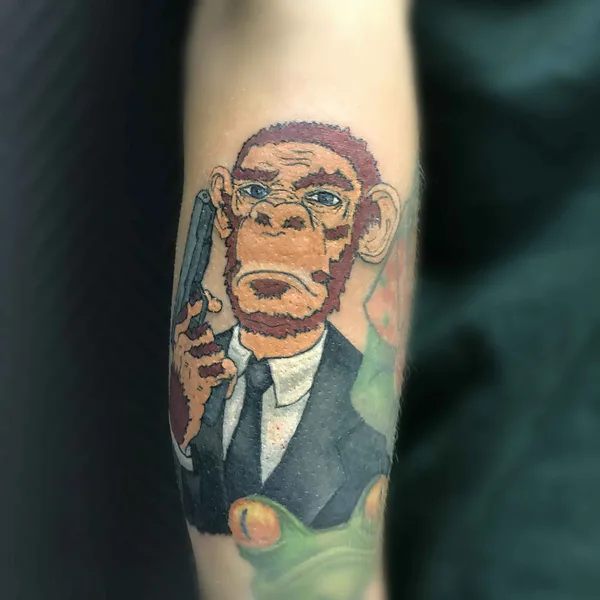 Нью Скул tattoo by Веглин Олег in Пермь