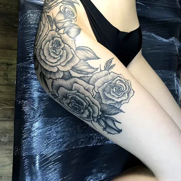 Нью Скул tattoo by Веглин Олег in Пермь