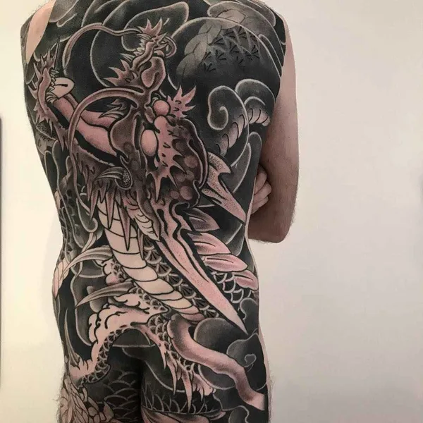 Traditional tattoo by Lupo HoriOkami