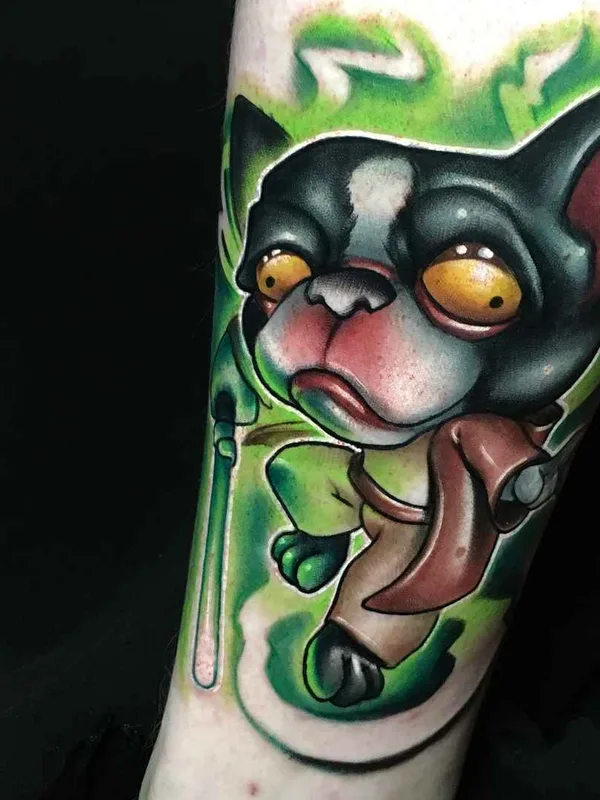 color new school tattoo on forearm #12114 | Tattoo Artist Josh Herman