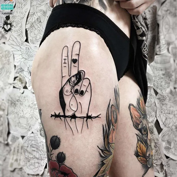 Author's Style tattoo by Ufo Tattoo in Kraków