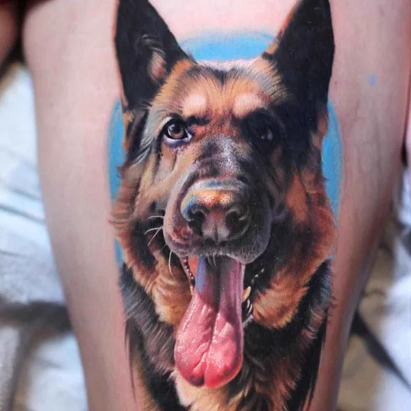 Portrait tattoo by Luka Lajoie in Montréal