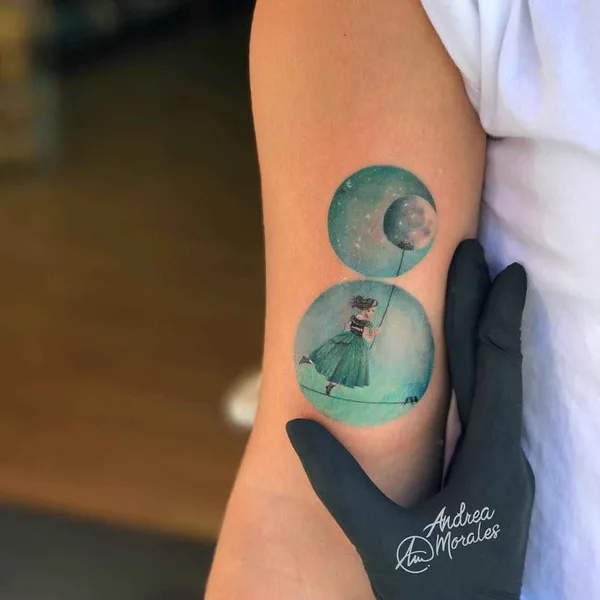 Author's Style tattoo by Andrea Morales in Granada