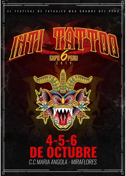 6th Inti Tattoo Expo Peru | 04 - 06 Октября 2019