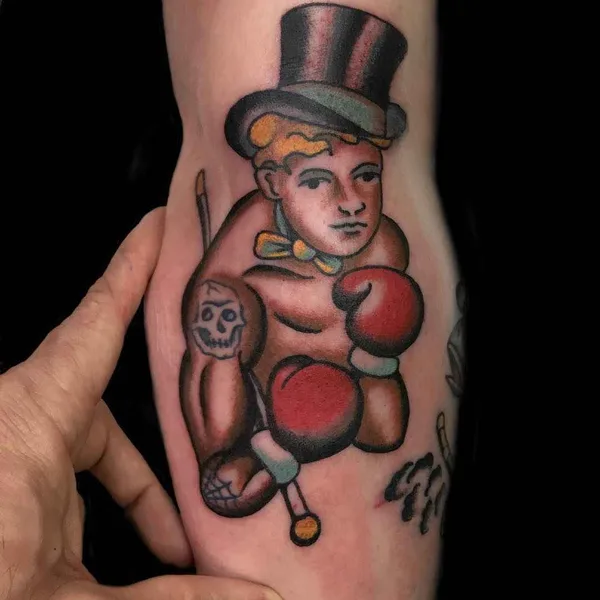 Traditional tattoo by Дмитрий Речной in Moscow