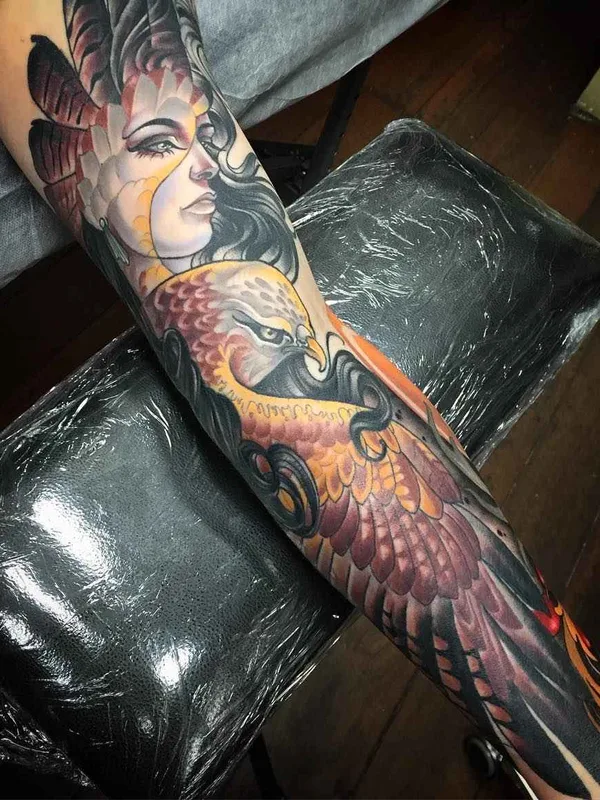 color illustrative Tatuaggio su forearm #11638 | Tatuatore Kat Abdy