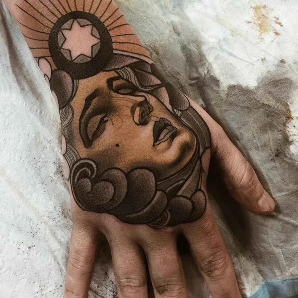 Neo Traditional tattoo by Jacob J Gardner in Coolangatta
