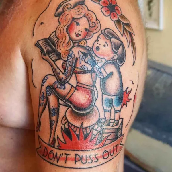 Old School tattoo by Дмитрий Бухров in Moscow