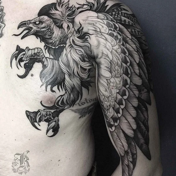 Dotwork tattoo by Кристина Дармаева in Saint Petersburg
