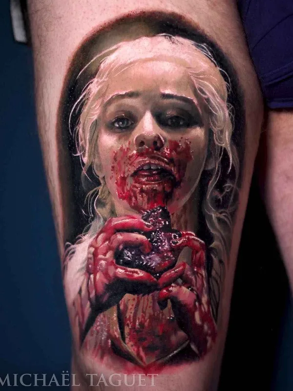 Author's Style tattoo by Michael Taguet in Saint-Chamond